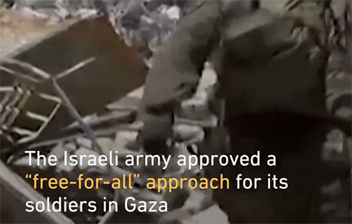 Thumbnail preview image for the video titled: Israeli soldiers had regularly executed Palestinian civilians just for entering an area the military defined as a “no-go zone” in Gaza