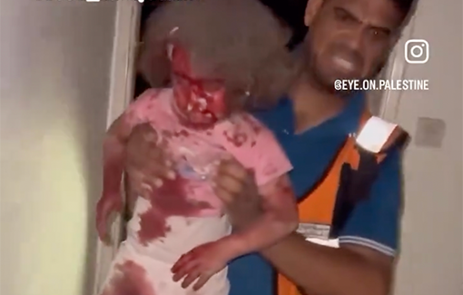 Thumbnail preview image for the video titled: Firefighters rescue surviving family of Tarar members seriously injured after Israeli bombing