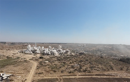 Thumbnail preview image for the video titled: IDF wipes out the last Palestinian community in Johr ad Deek