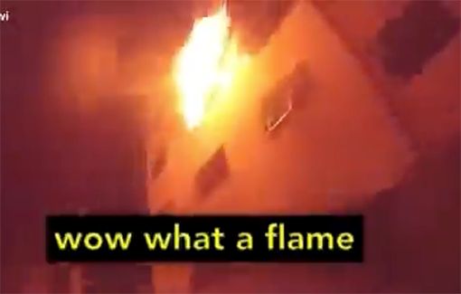 Thumbnail preview image for the video titled: Torching homes is funny for IDF