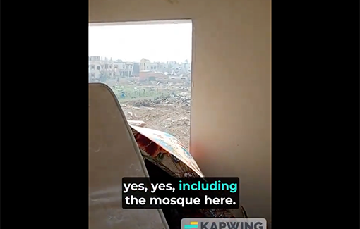 Thumbnail preview image for the video titled: "Mosque is (K)Hamas !"