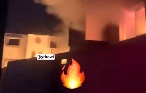 Thumbnail preview image for the video titled: IDF soldiers film their night of burning homes in Rafah