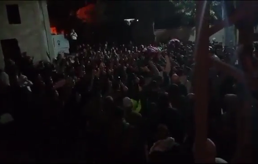 Thumbnail preview image for the video titled: The funeral of 2 young Palestinians shot dead Israeli soldiers in Ya'bad (Jenin)