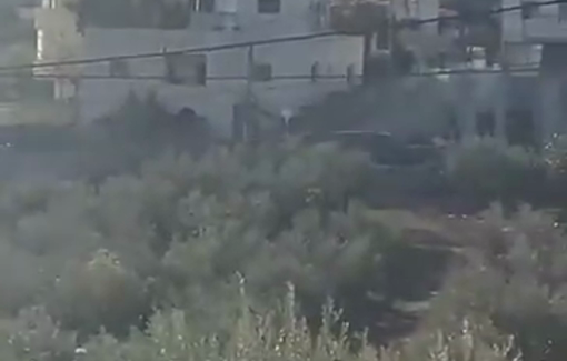 Thumbnail preview image for the video titled: New military reinforcements storm Al-Mughayyir village