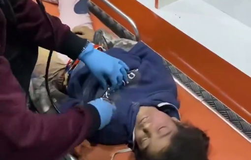 Thumbnail preview image for the video titled: Child killed in Israeli bombing of Al-Tabi'in school