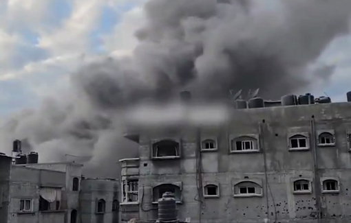 Thumbnail preview image for the video titled: Israeli strikes concentrated around Kamal Adwan Hospital