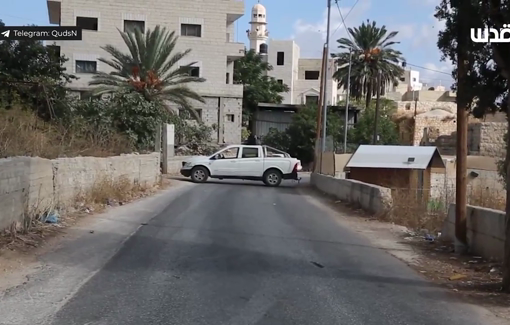 Thumbnail preview image for the video titled: The Israeli forces carry out a wide-scale campaign of arrests of young men IN Kafr Ni'ma