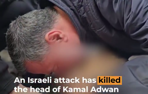 Thumbnail preview image for the video titled: Israeli drone murdered ICU director amid its continued assault against Kamal Adwan Hospital