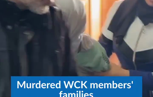 Thumbnail preview image for the video titled: Shock of relatives of WCK workers murdered by Israel