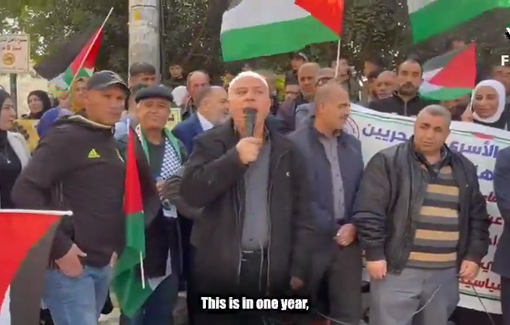 Thumbnail preview image for the video titled: Hebron March for International Day of Solidarity with the Palestinian People