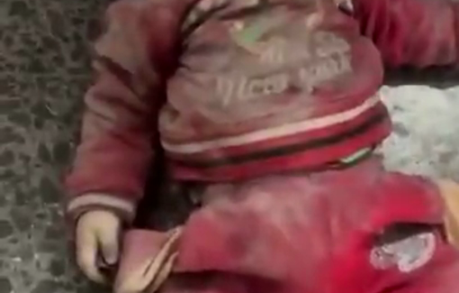 Thumbnail preview image for the video titled: 2-months-old baby killed by Israeli bombing of Al-Khour family house