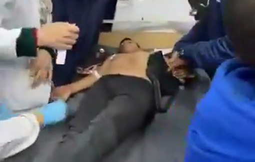 Thumbnail preview image for the video titled: Crowded hospital following Israeli massacre of 10 people in Gaza City