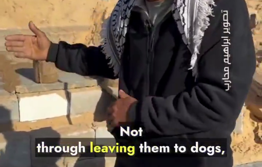 Thumbnail preview image for the video titled: Israel denies even dignified burial to Palestinians it kills