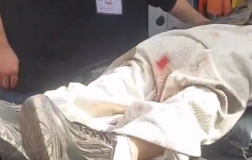 Thumbnail preview image for the video titled: Young woman killed by drone-dropped grenades on Al-Jalaa Street