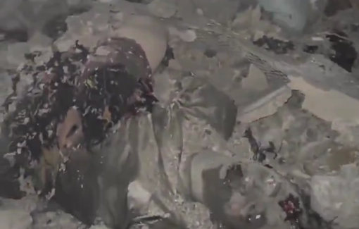 Thumbnail preview image for the video titled: Horrific massacre in Khan Younis as Israel bombed a school at night