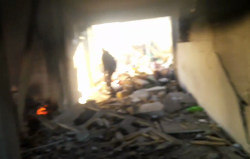 Thumbnail preview image for the video titled: Khalil Awida school destroyed in the wake of IDF massacre