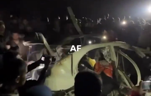 Thumbnail preview image for the video titled: Israeli drone bombed the car of crew ensuring safe passage of flour aid