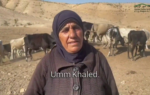 Thumbnail preview image for the video titled: Elderly shepherd couple cannot take settler terrorism anymore