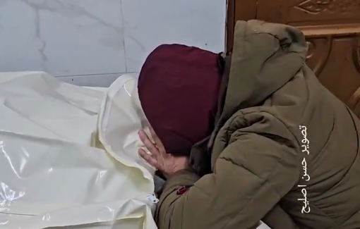 Thumbnail preview image for the video titled: Nurse Ahmad Al-Zaharna died from the cold in his displacement tent