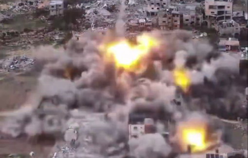 Thumbnail preview image for the video titled: The IDF continues annihilating North Gaza