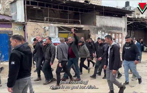 Thumbnail preview image for the video titled: Jenin residents bid farewell to 17-year-old martyr Majd Zaidan