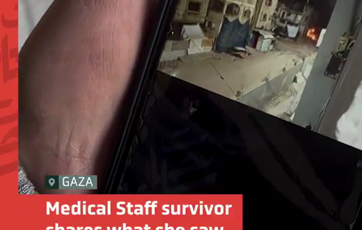 Thumbnail preview image for the video titled: Nurse recounts the horrors faced by staff in Kamal Adwan Hospital