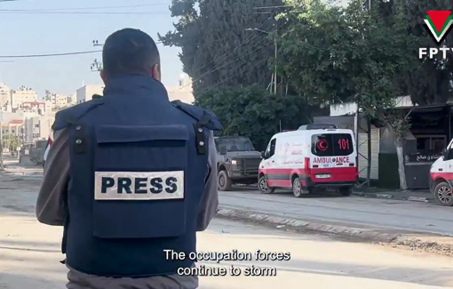 Thumbnail preview image for the video titled: Israeli forces continue sending reinforcements to Tulkarm and Nour Shams camps for a second day