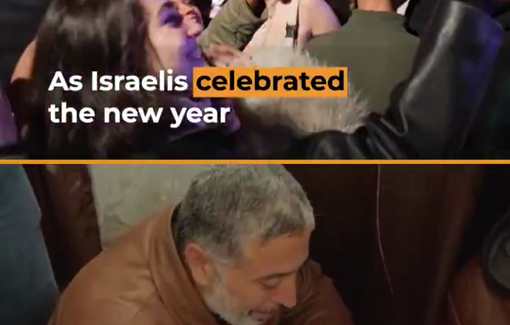 Thumbnail preview image for the video titled: Not the same New Year's Eve in Tel Aviv and in Gaza