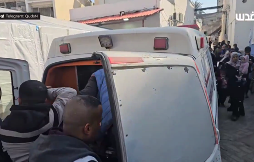 Thumbnail preview image for the video titled: 10 Palestinians killed in an Israeli airstrike on Jabalia al-Nazla