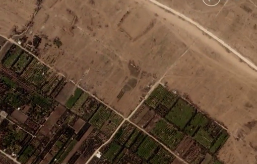 Thumbnail preview image for the video titled: Analysis of satellite imagery reveals evidence of a new Israeli military corridor east of Gaza City