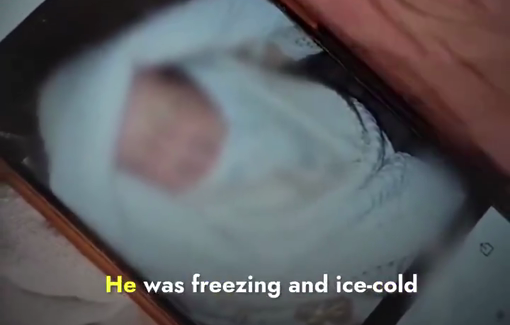 Thumbnail preview image for the video titled: 8th baby to freeze to death within two weeks in Gaza