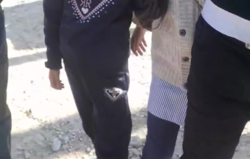 Thumbnail preview image for the video titled: A Palestinian child wept after finding her home demolished by the Israeli army in Kafr ad-Dik, West Bank