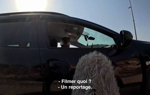 Thumbnail preview image for the video titled: Two French Reporters threatened by an Israeli Settler in the West Bank