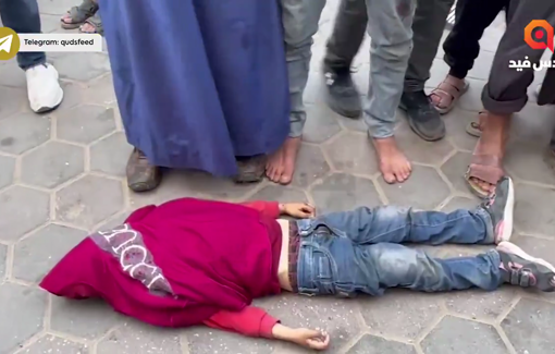 Thumbnail preview image for the video titled: Children among casualties of Israeli airstrike on a car in Zawayda