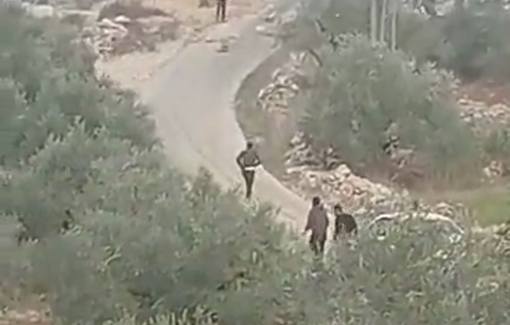 Thumbnail preview image for the video titled: Dozen of Israeli settler invaded the village of Yatma and caused a lot of dommages on resident properties