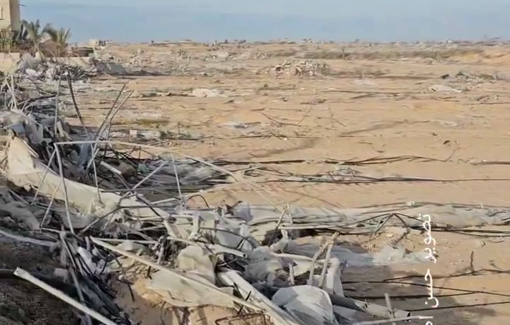 Thumbnail preview image for the video titled: Key farm lands and greenhouses in Rafah completely decimated