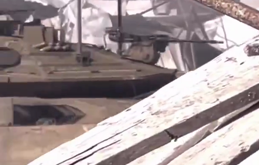 Thumbnail preview image for the video titled: Israeli tank opens fire in Rafah, after the ceasefire started