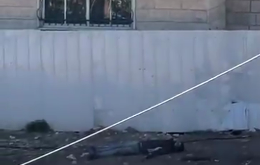 Thumbnail preview image for the video titled: Summary execution by Israeli forces during their violent raid in Jenin