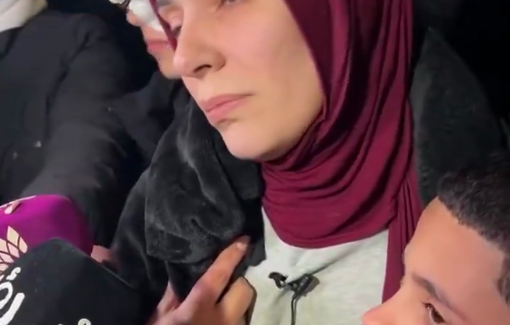 Thumbnail preview image for the video titled: Prisoner Rasha Hijjawi from Tulkarm confirms female prisoners were assaulted before their release