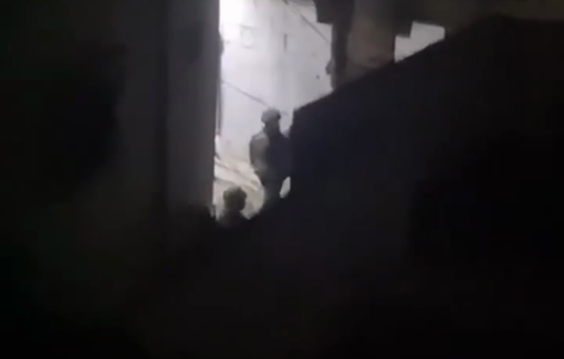 Thumbnail preview image for the video titled: Israeli forces raided Shu’fat refugee camp in Jerusalem and arrested Palestinian at dawn today