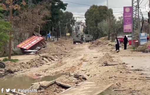 Thumbnail preview image for the video titled: Israeli Quad-drones ordering to residents of Jenin to evacuate the camp in minutes