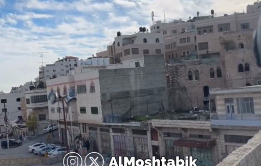 Thumbnail preview image for the video titled: A French Israeli IDF soldier shows him arresting an unarmed Palestinian youth claiming he belongs to Hamas