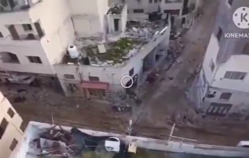 Thumbnail preview image for the video titled: The IDF blows up a cafe in Jenin