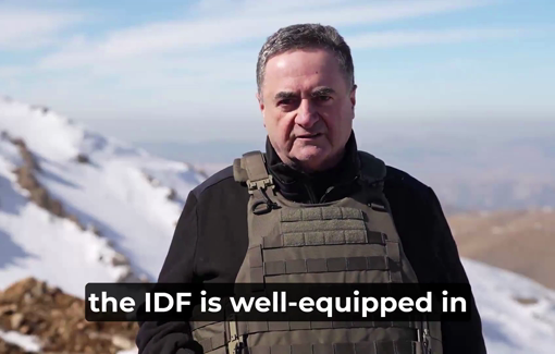 Thumbnail preview image for the video titled: Israel’s Defence Minister Katz: ‘The IDF will remain on Mount Hermon indefinitely.’