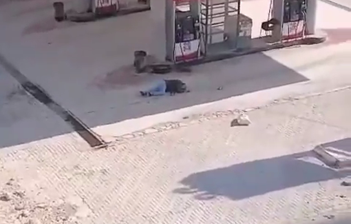 Thumbnail preview image for the video titled: Israeli sniper shoot down a Palestinian elderly man in Tulkarm