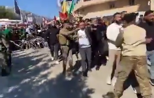 Thumbnail preview image for the video titled: Kfar Kila residents march into their village to liberate it