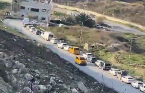 Thumbnail preview image for the video titled: Israeli forces have intensified access restrictions across the occupied West Bank with more gates, roadblocks and earth mounds