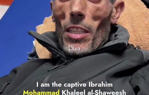 Thumbnail preview image for the video titled: Visibly malnourished and tortured Palestinian captive