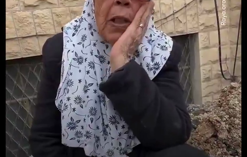 Thumbnail preview image for the video titled: 83-year-old Palestinian woman from Jenin expressed her determination never to abandon her city.