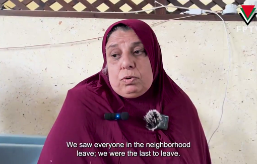 Thumbnail preview image for the video titled: A displaced family from Nour-Shams camp shares their experience